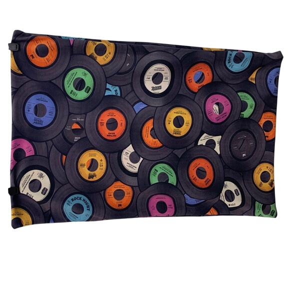 Vinyl 45 Record Polyester Zip Up 29" by 19" Super Soft Pillow Case Cover - Picture 1 of 4